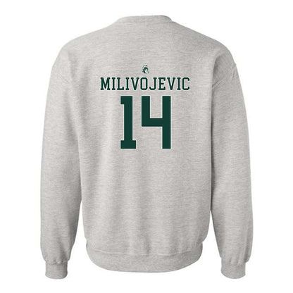 Michigan State - NCAA Football : Alessio Milivojevic - Crewneck Sweatshirt