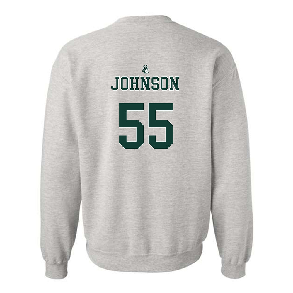 Michigan State - NCAA Football : Rakeem Johnson - Crewneck Sweatshirt-1