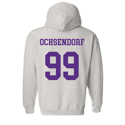 LSU - NCAA Football : Blake Ochsendorf - Generic Shersey Hooded Sweatshirt