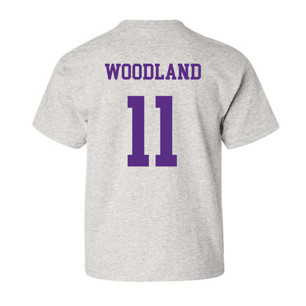 LSU - NCAA Football : PJ Woodland - Generic Shersey Youth T-Shirt