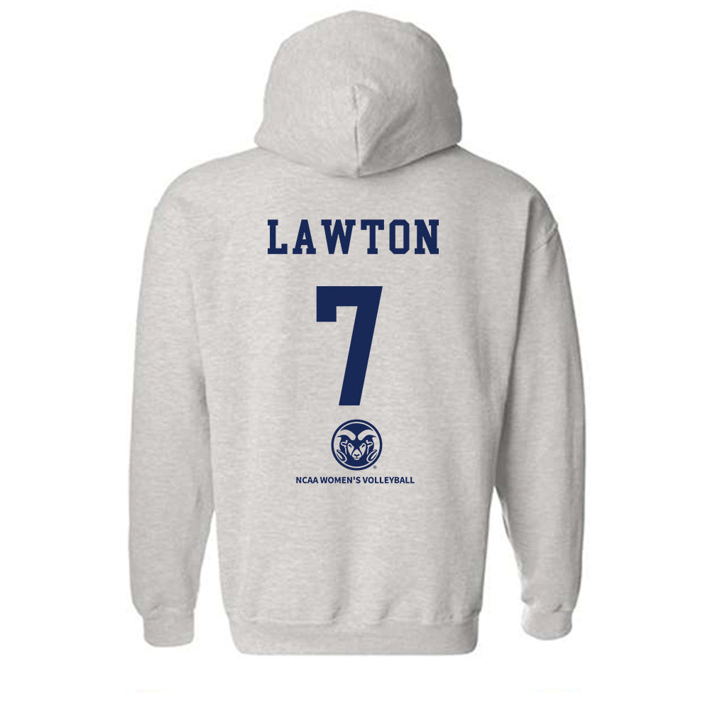 Colorado State - NCAA Women's Volleyball : Jessica Lawton - Hooded Sweatshirt