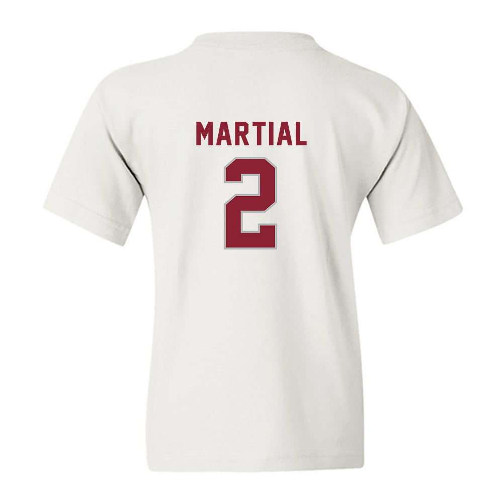 Troy - NCAA Football : Carlton Martial - Youth T-Shirt-1