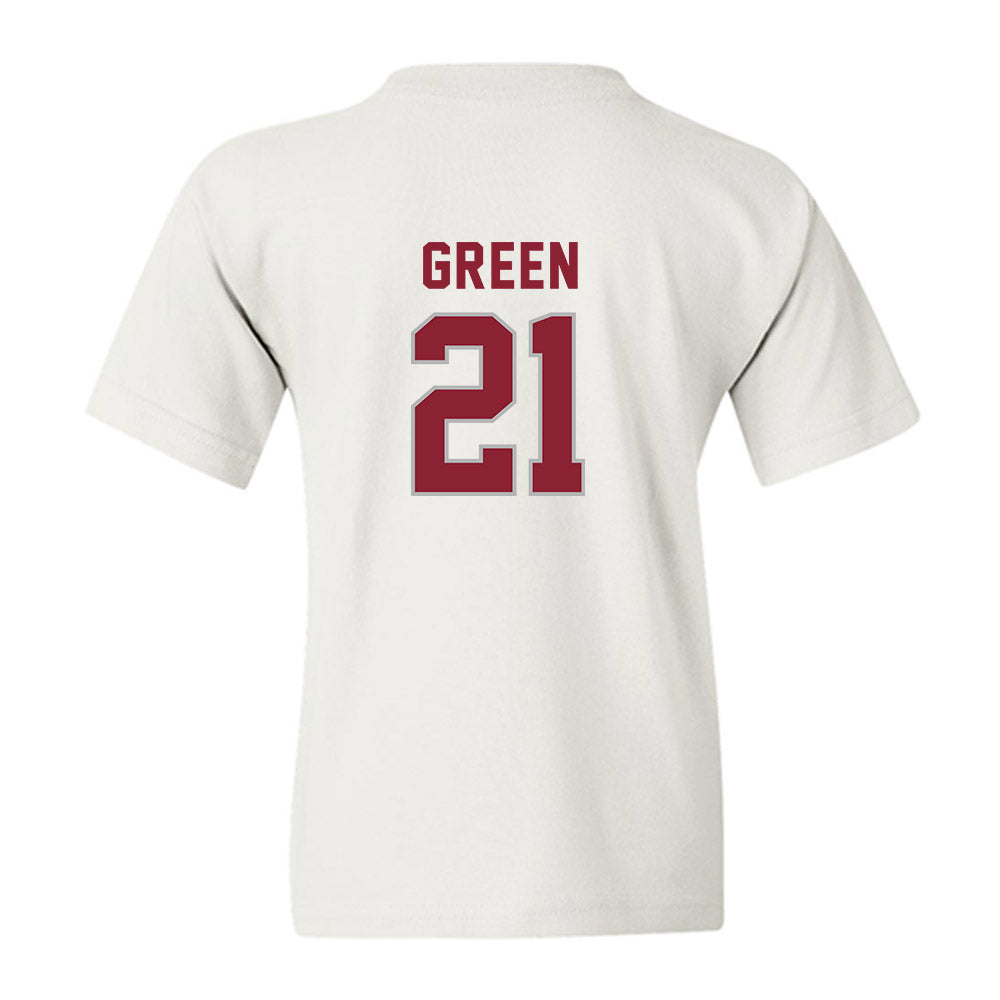 Troy - NCAA Football : Johntarius Green - Youth T-Shirt-1