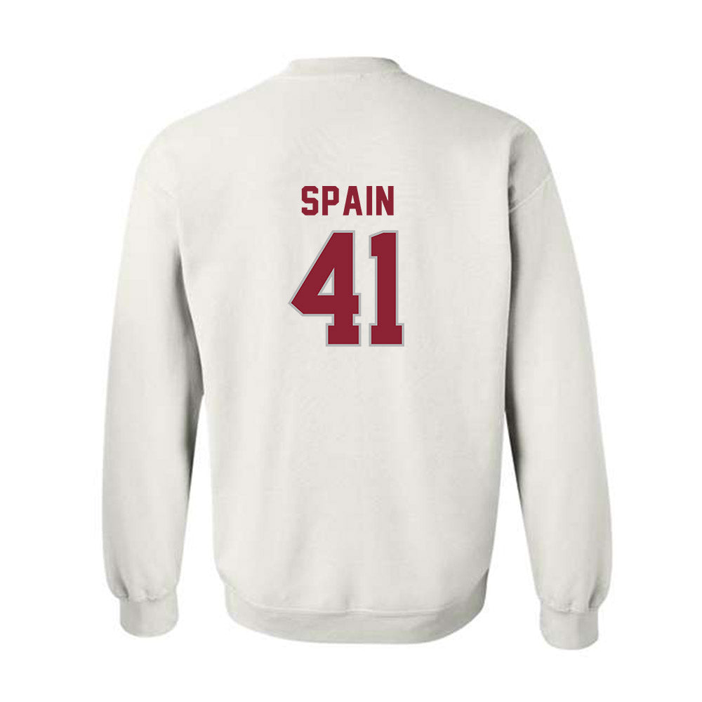 Troy - NCAA Football : Will Spain - Crewneck Sweatshirt-1