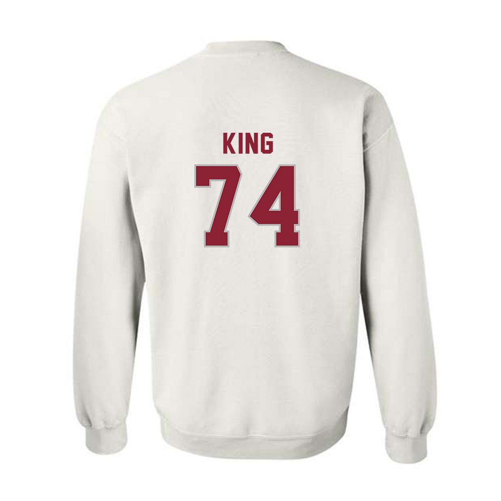 Troy - NCAA Football : Daniel King - Crewneck Sweatshirt-1