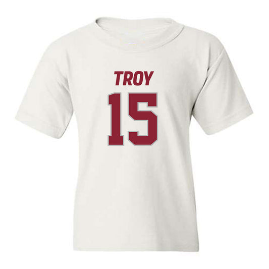 Troy - NCAA Football : Jordan Lovett - Youth T-Shirt-0