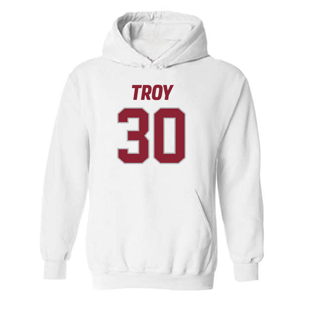 Troy - NCAA Football : Nickolas Troemel - Hooded Sweatshirt-0