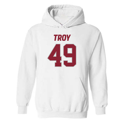 Troy - NCAA Football : Tyce Khatri - Hooded Sweatshirt-0