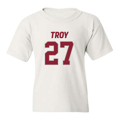 Troy - NCAA Football : John Butler - Youth T-Shirt-0