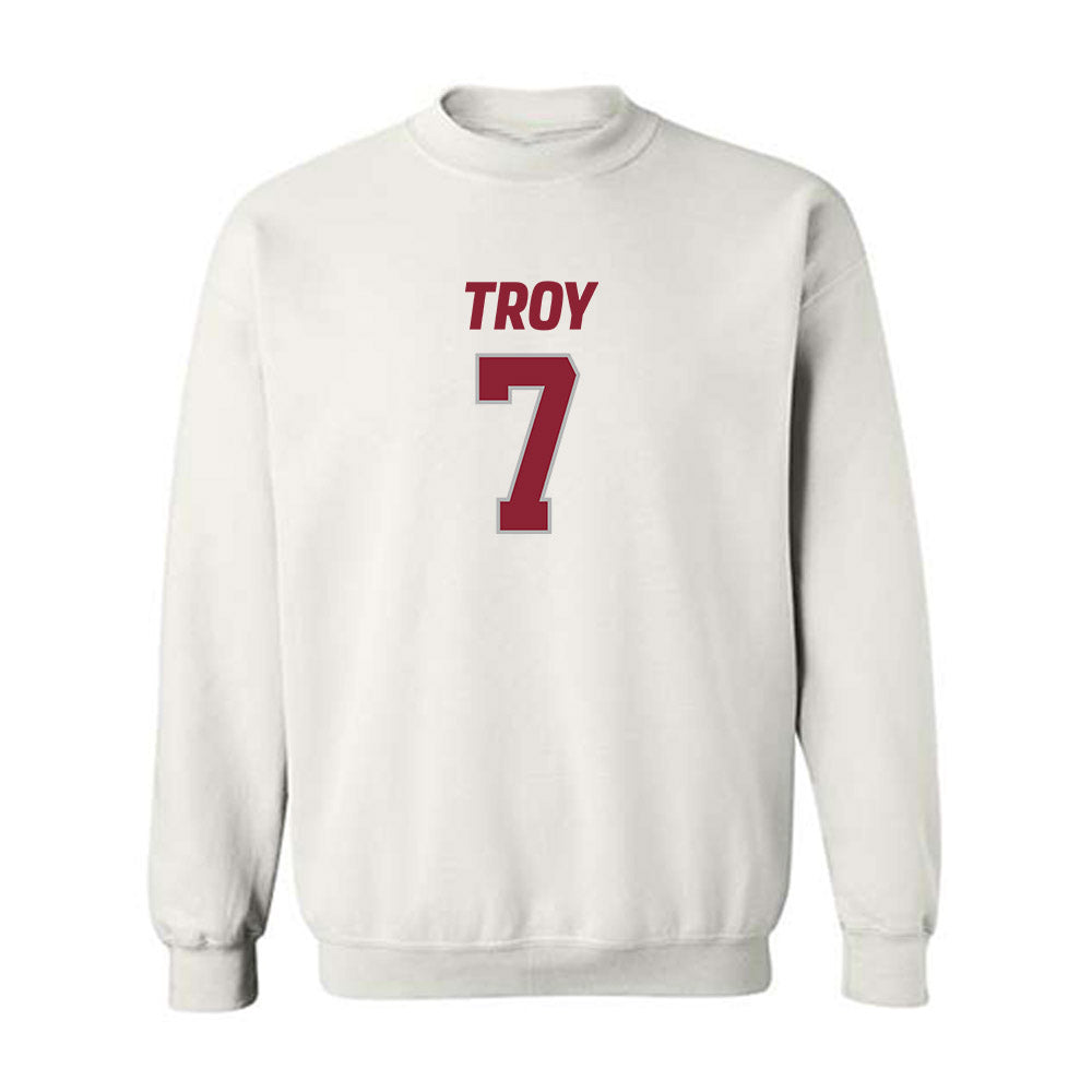 Troy - NCAA Football : Jordan Stringer - Crewneck Sweatshirt-0