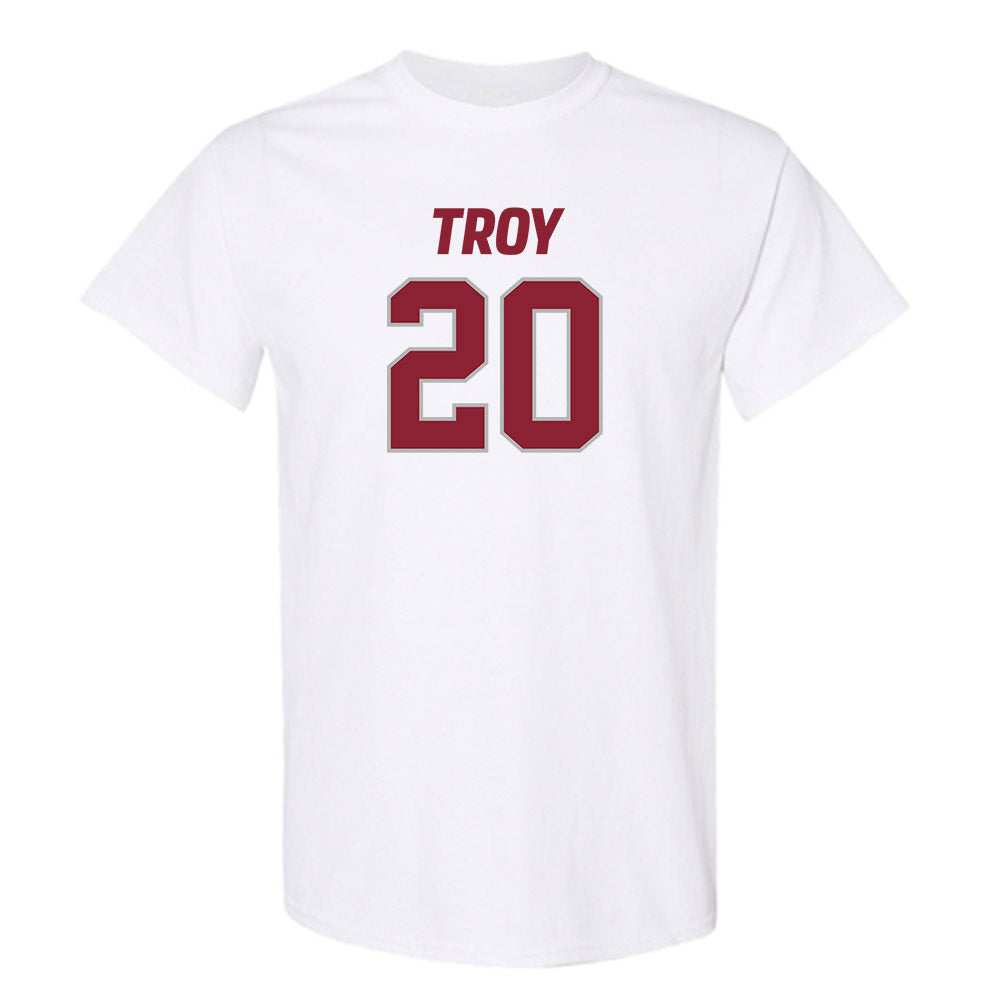 Troy - NCAA Football : Keyshawn Campbell - T-Shirt-0