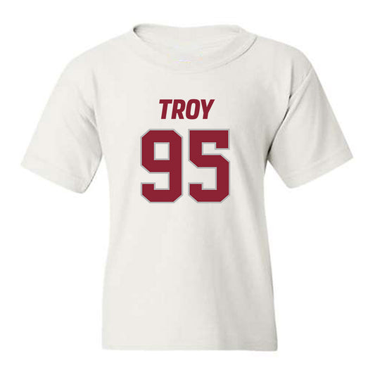 Troy - NCAA Football : Luis Medina - Youth T-Shirt-0