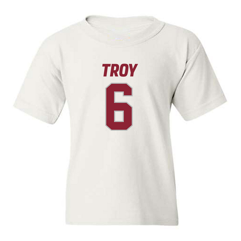 Troy - NCAA Football : Chris Lewis - Youth T-Shirt-0