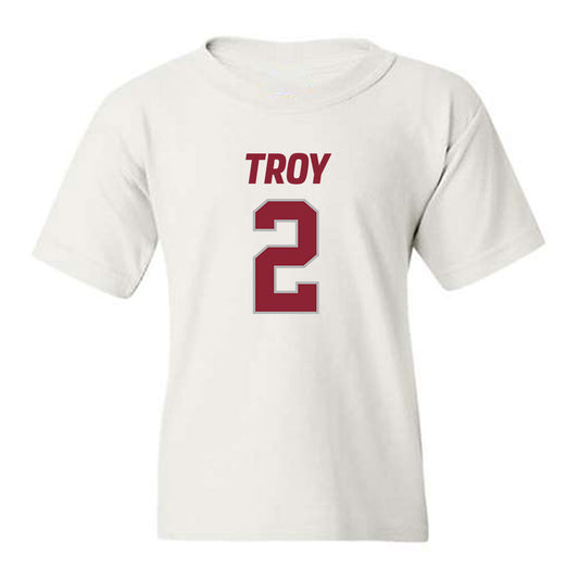 Troy - NCAA Football : Carlton Martial - Youth T-Shirt-0