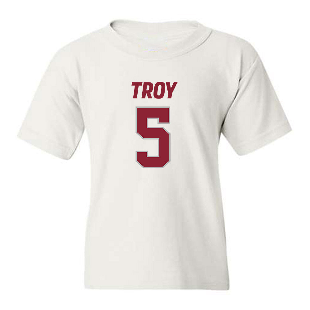 Troy - NCAA Football : Jah-Mal Williams - Youth T-Shirt-0