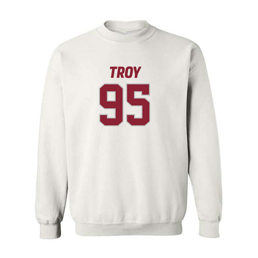 Troy - NCAA Football : Luis Medina - Crewneck Sweatshirt-0