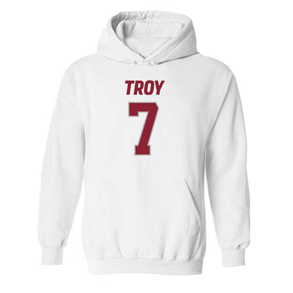 Troy - NCAA Football : Jordan Stringer - Hooded Sweatshirt-0
