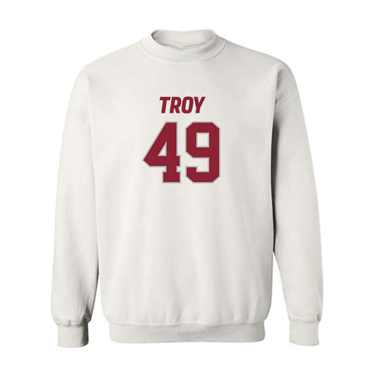 Troy - NCAA Football : Tyce Khatri - Crewneck Sweatshirt-0