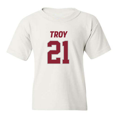Troy - NCAA Football : Johntarius Green - Youth T-Shirt-0