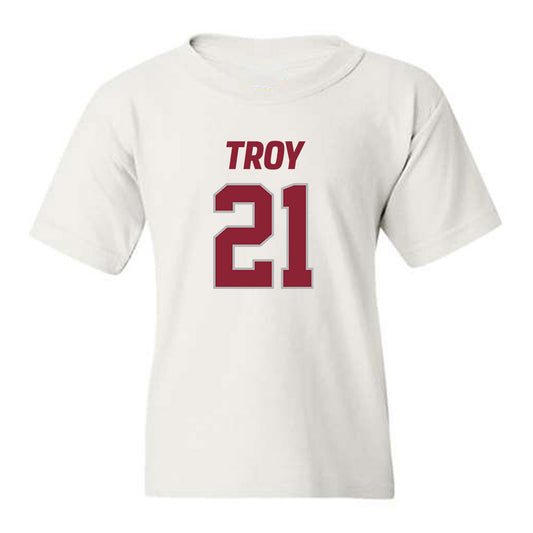 Troy - NCAA Football : Johntarius Green - Youth T-Shirt-0