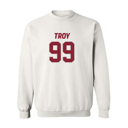 Troy - NCAA Football : Julian Peterson - Crewneck Sweatshirt-0