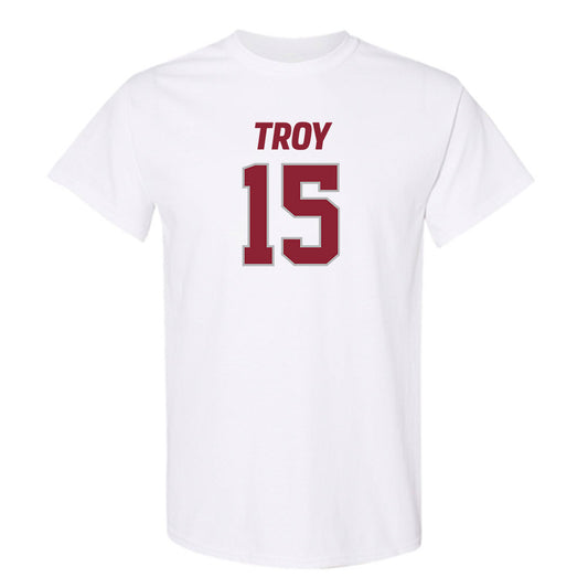 Troy - NCAA Football : Jordan Lovett - T-Shirt-0