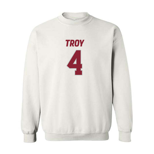 Troy - NCAA Football : Brendan Jackson - Crewneck Sweatshirt-0