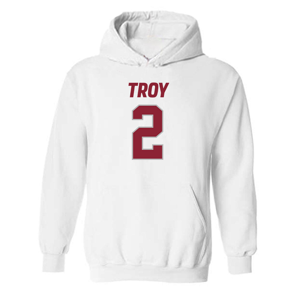 Troy - NCAA Football : Carlton Martial - Hooded Sweatshirt-0