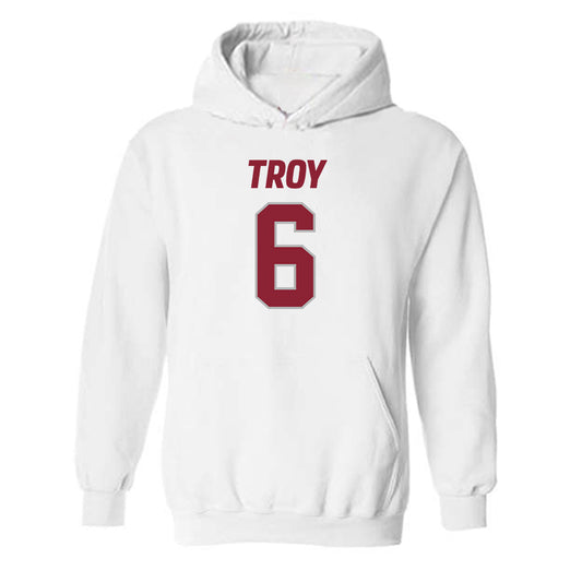 Troy - NCAA Football : Chris Lewis - Hooded Sweatshirt-0