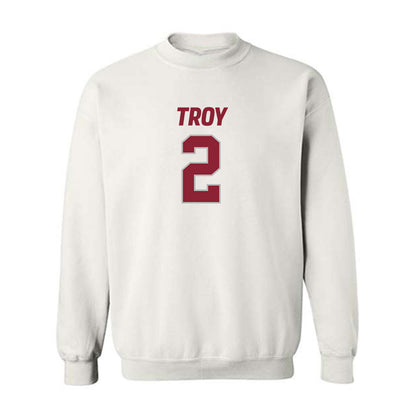 Troy - NCAA Football : Carlton Martial - Crewneck Sweatshirt-0