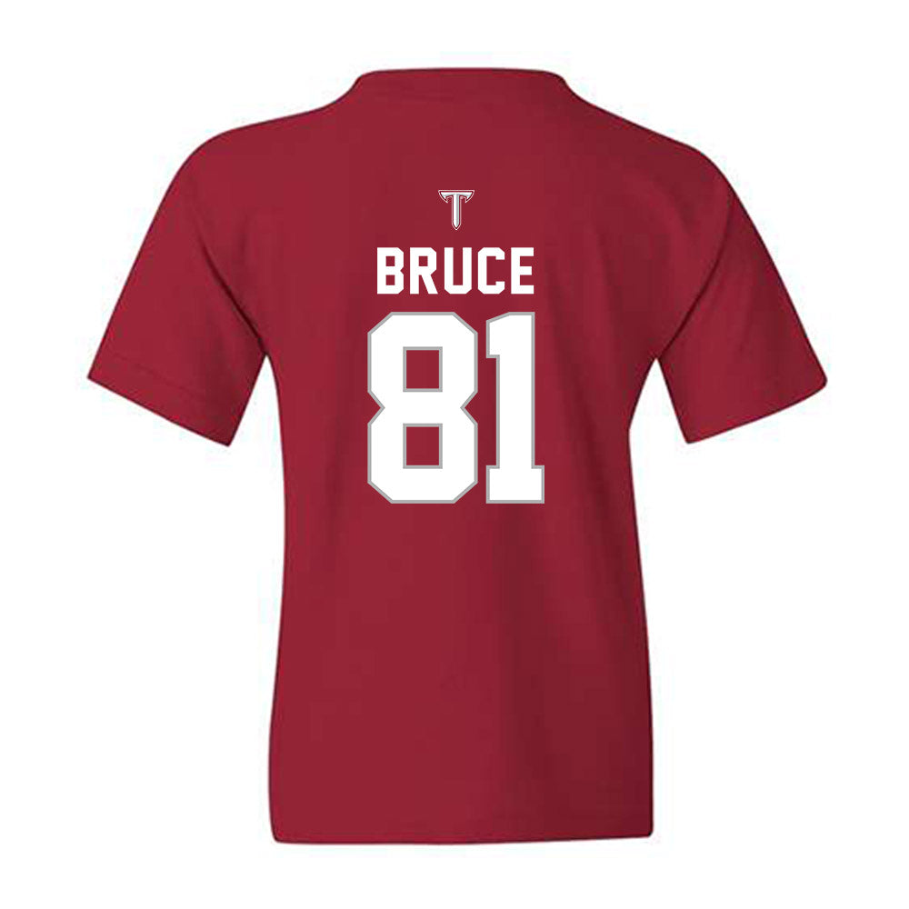 Troy - NCAA Football : Robert Bruce - Youth T-Shirt-1