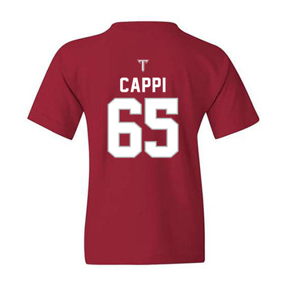 Troy - NCAA Football : Tyler Cappi - Youth T-Shirt-1