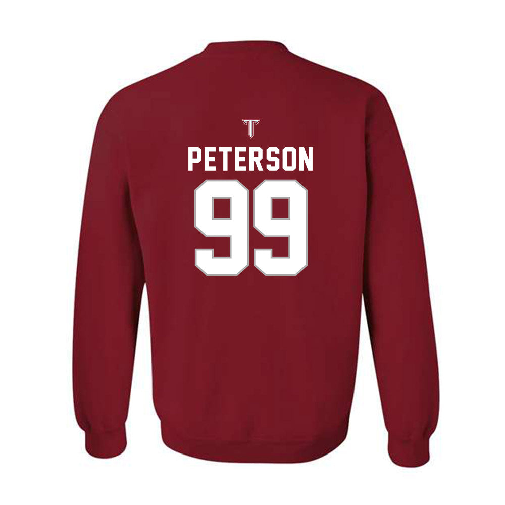 Troy - NCAA Football : Julian Peterson - Crewneck Sweatshirt-1