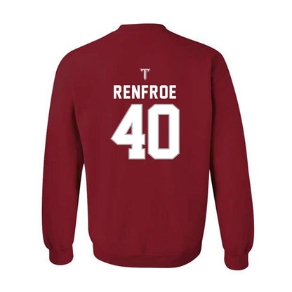 Troy - NCAA Football : Scott Renfroe - Crewneck Sweatshirt-1