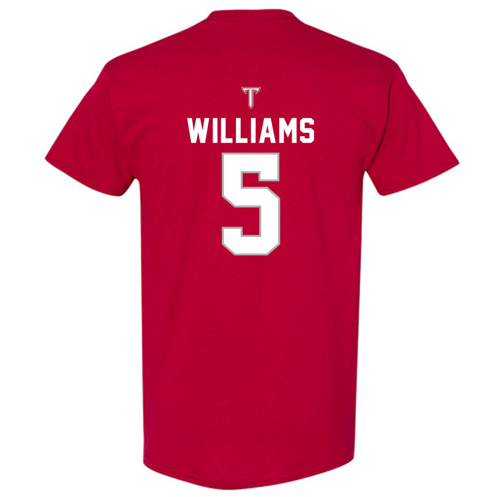 Troy - NCAA Football : Jah-Mal Williams - T-Shirt-1