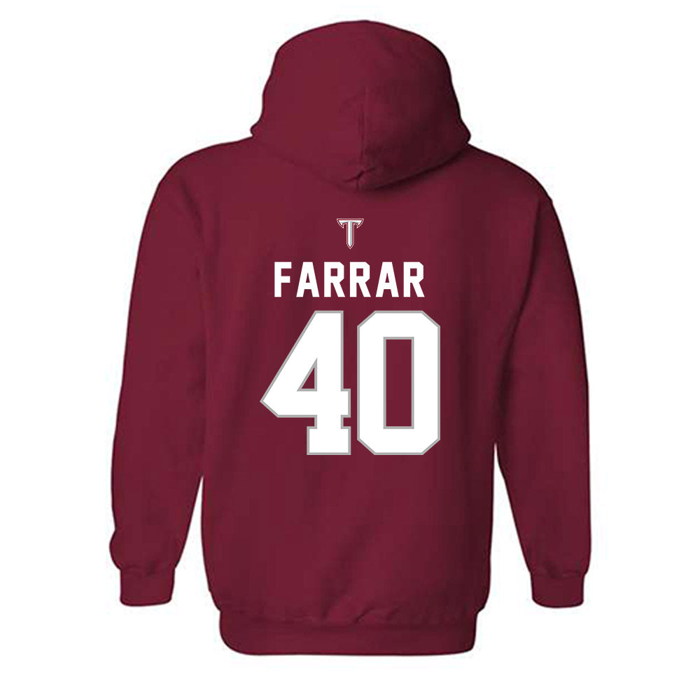 Troy - NCAA Football : Joe Farrar - Hooded Sweatshirt-1