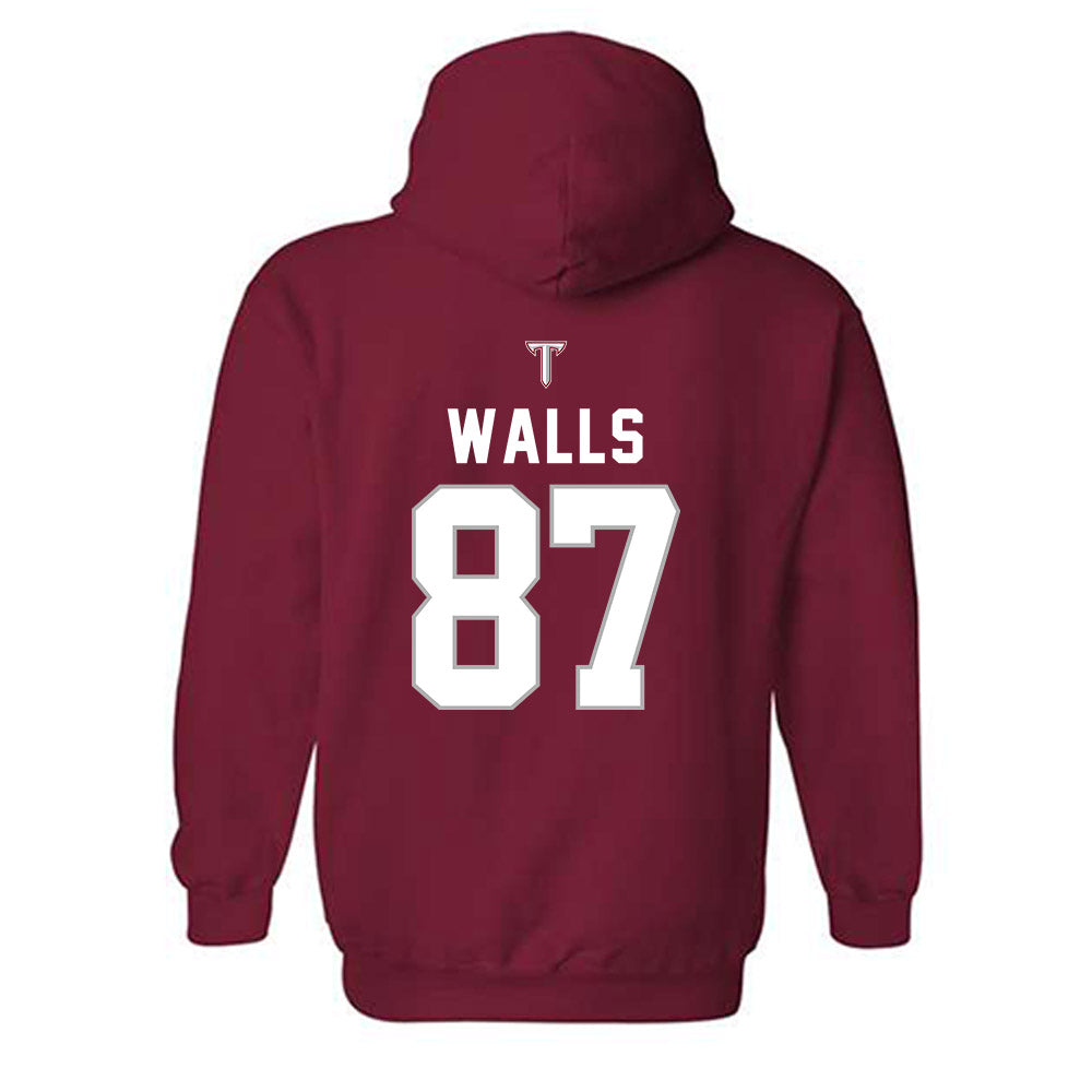 Troy - NCAA Football : Colton Walls - Hooded Sweatshirt-1