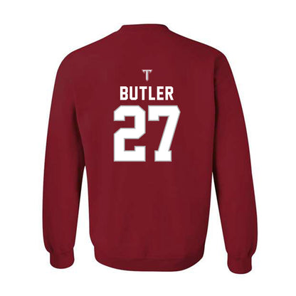 Troy - NCAA Football : John Butler - Crewneck Sweatshirt-1