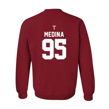 Troy - NCAA Football : Luis Medina - Crewneck Sweatshirt-1