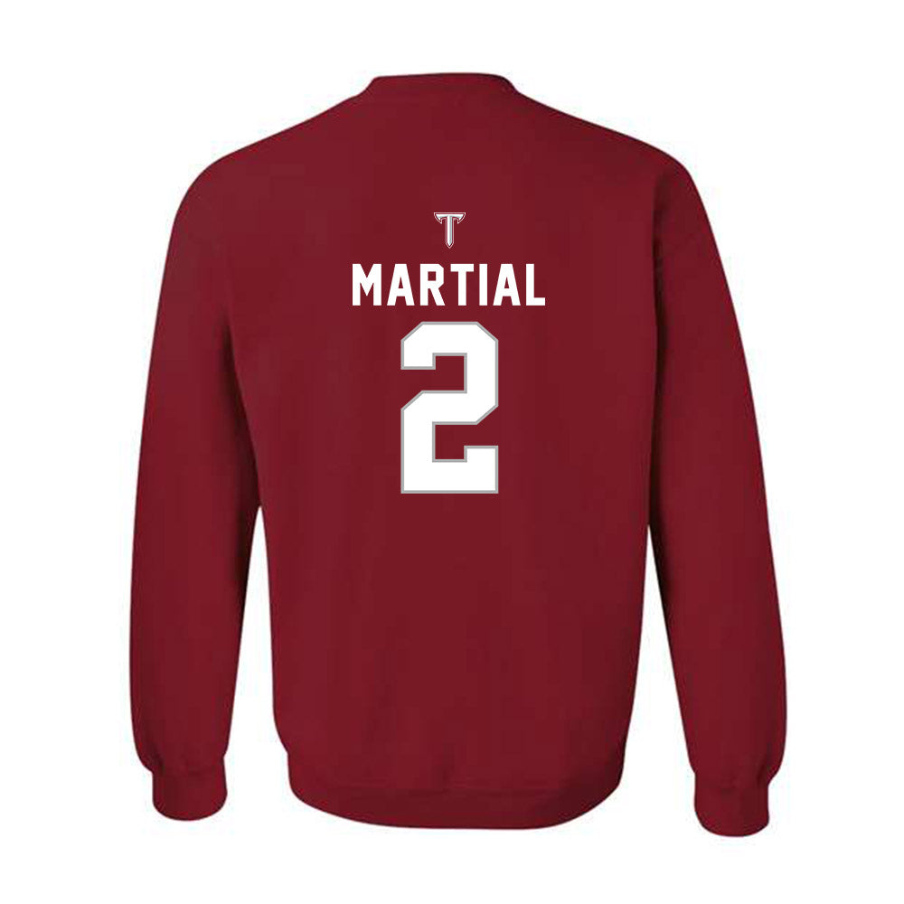 Troy - NCAA Football : Carlton Martial - Crewneck Sweatshirt-1
