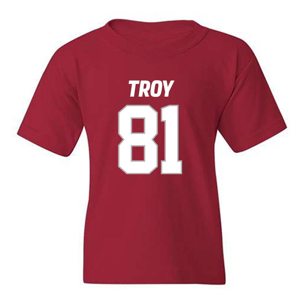 Troy - NCAA Football : Robert Bruce - Youth T-Shirt-0