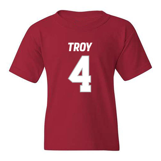 Troy - NCAA Football : Brendan Jackson - Youth T-Shirt-0