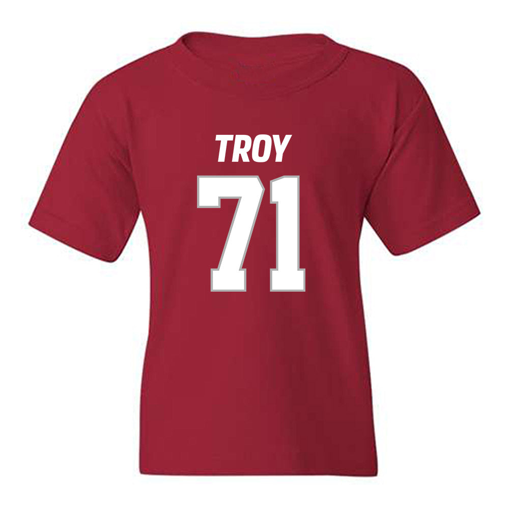 Troy - NCAA Football : Kyler Gibson - Youth T-Shirt-0