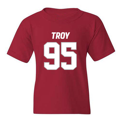 Troy - NCAA Football : Luis Medina - Youth T-Shirt-0