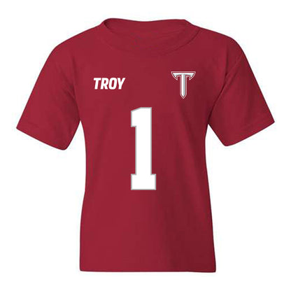 Troy - NCAA Football : Landon Parker - Youth T-Shirt Classic Shersey