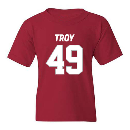 Troy - NCAA Football : Tyce Khatri - Youth T-Shirt-0