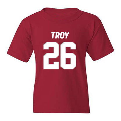 Troy - NCAA Football : Dewhitt Betterson - Youth T-Shirt-0