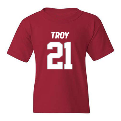 Troy - NCAA Football : Johntarius Green - Youth T-Shirt-0