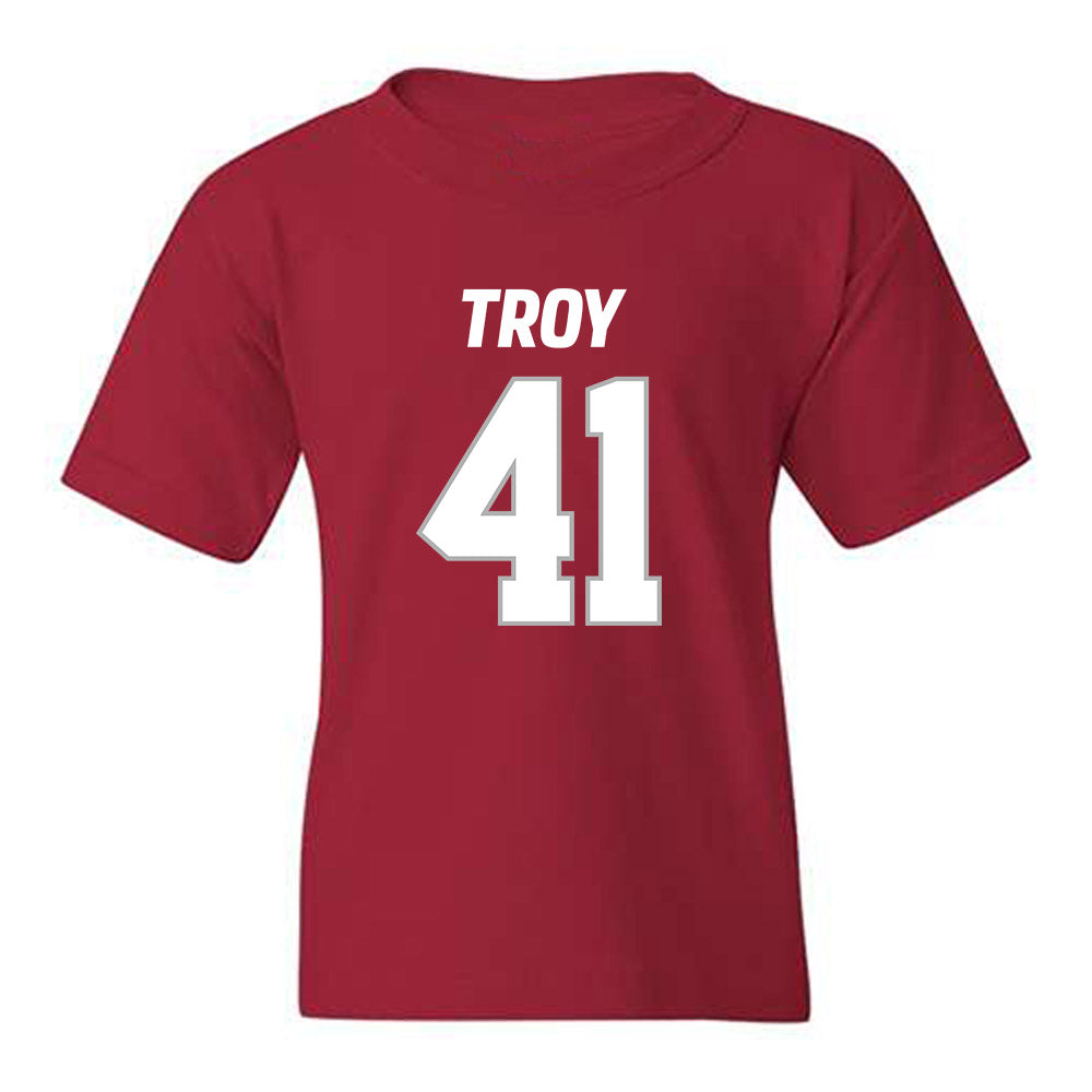 Troy - NCAA Football : Will Spain - Youth T-Shirt-0