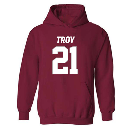 Troy - NCAA Football : Johntarius Green - Hooded Sweatshirt-0